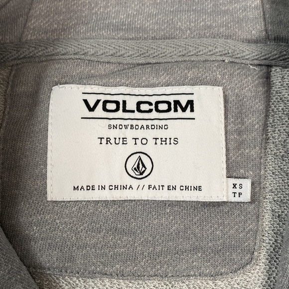 Volcom Hoody Pullover Blue Gray Color Block Men’s XS - Picture 8 of 11